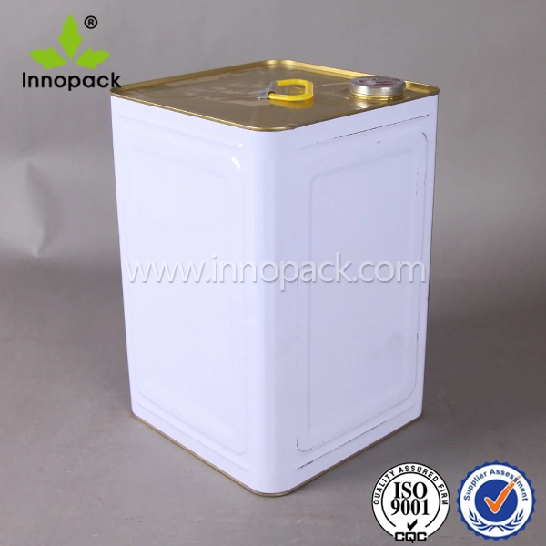 20L Metal Tin Bucket with Lid and Handle for Paint or Chemical